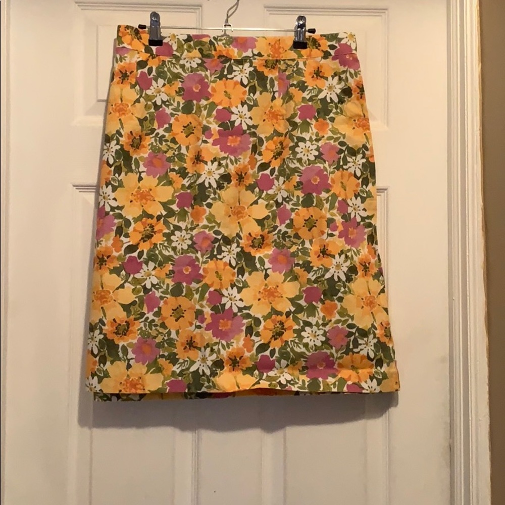 Jaclyn Smith Bright Floral Skirt Plus size